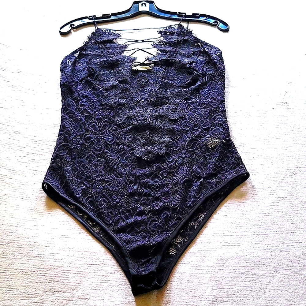 Black Lace Lingerie/  Bodysuit
